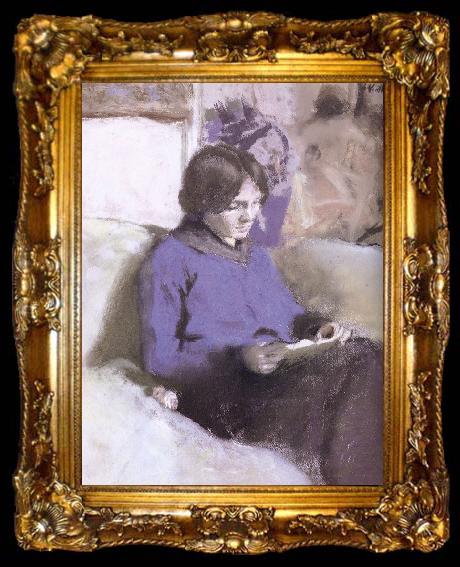 framed  Edouard Vuillard Reading, ta009-2